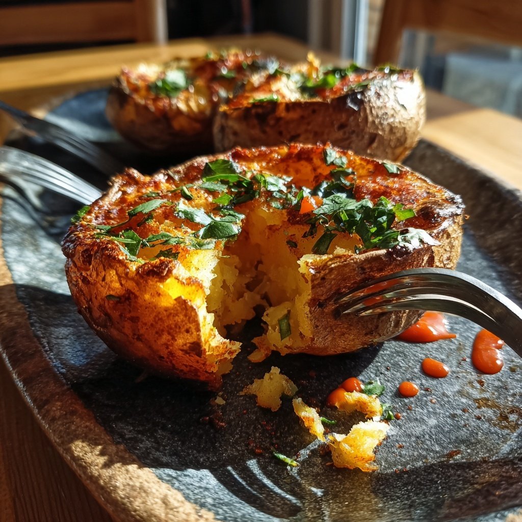 Ofenkartoffeln mit Chili