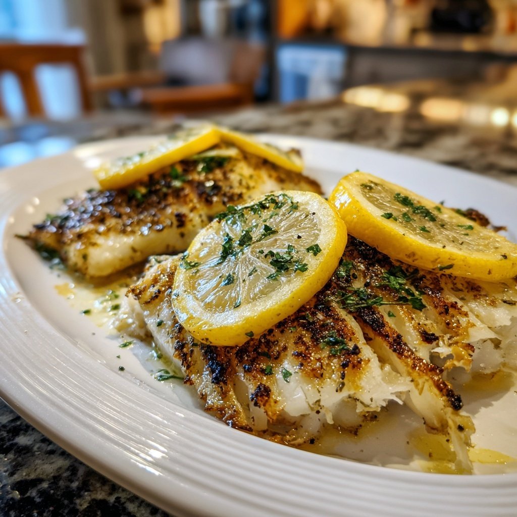 Gesund & Leicht Zitronen-Gegrillter Fisch