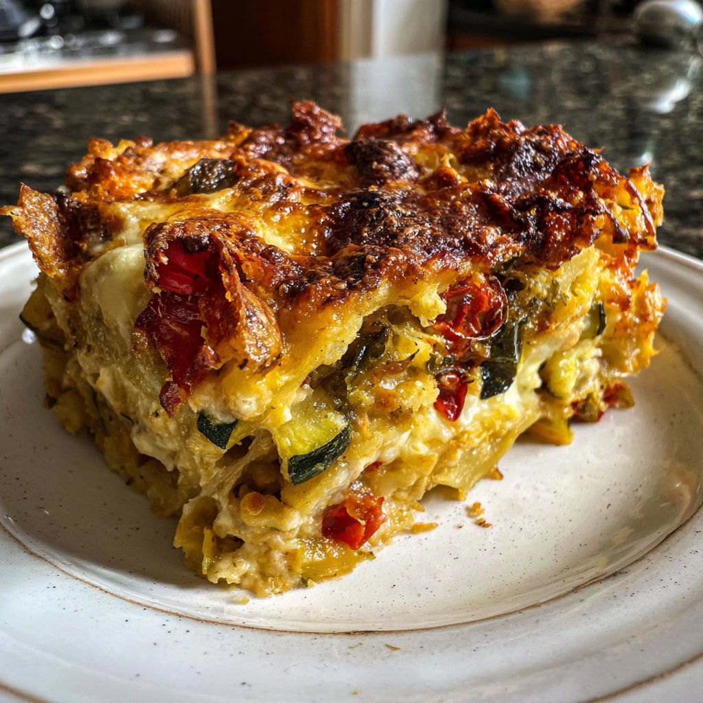 Nudelauflauf mediterran